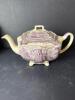 Assorted English Transferware: Teapot, Creamer, Gravy Boat, Cups - 4