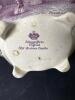 Assorted English Transferware: Teapot, Creamer, Gravy Boat, Cups - 6