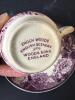 Assorted English Transferware: Teapot, Creamer, Gravy Boat, Cups - 10