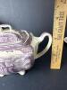 Assorted English Transferware: Teapot, Creamer, Gravy Boat, Cups - 14