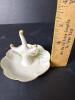 Porcelain Ring Holder With Hand-Painted Rose Motif - 6