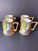 Radford England Handpainted Pottery Mugs English Tavern-Style