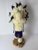 Sun Face 23" Tall Kachina Doll Signed by M. Yazzie - 4
