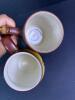 Pair of Vintage Pottery Handled Character Beer Steins - 5