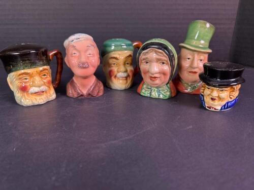 Character Face Salt and Pepper Shakers