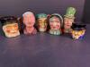 Character Face Salt and Pepper Shakers