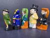 Character Figural Assorted Miniature Toby Mugs - 2