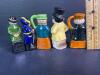 Character Figural Assorted Miniature Toby Mugs - 3