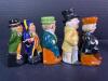 Character Figural Assorted Miniature Toby Mugs - 4