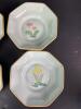Very Small, Hand-Painted Octagonal Porcelain Dishes - 3