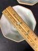 Very Small, Hand-Painted Octagonal Porcelain Dishes - 5