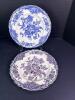 Two Crown Ducal Bristol-Pattern Floral Plates