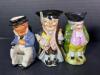 Miniature English and Continental Style Character Toby Jugs - 2