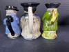 Miniature English and Continental Style Character Toby Jugs - 3