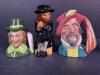 Miniature English and Continental Style Character Toby Jugs - 5