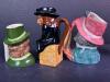 Miniature English and Continental Style Character Toby Jugs - 6