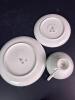 Alka Bavaria Red and Gold Porcelain Cup, Saucer, and Plate Set - 4