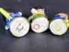Miniature Hand-Painted Ceramic English Toby Character Mug Figurines - 8