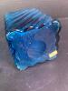 Blue Ribbed Glass Decanter With Stopper - 5