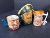 Miniature Character Toby Jugs and Creamers - 2