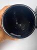 Black Hobnail Glass Tumblers - 3
