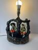 Figural Asian-Style Ceramic Table Lamp - 4