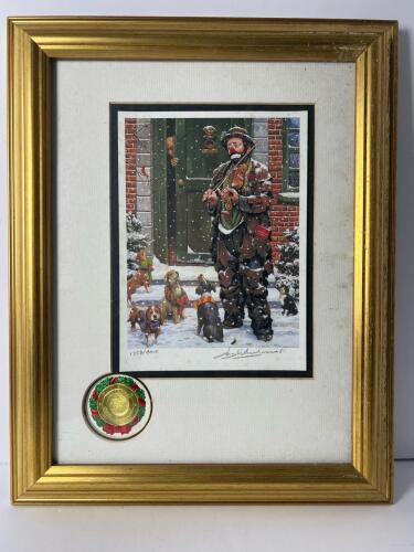 Framed Emmett Kelly Signature-Seal Edition Art Print