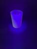 Opalescent White Polka Dot Glass Tumbler - 2