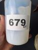 Opalescent White Polka Dot Glass Tumbler - 6