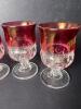 Ruby Flash Kings Crown-Style Goblets - 3