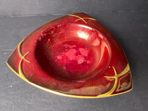 Carlton Ware Rouge Royale Handpainted Decorative Dish