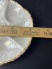 Weimar Germany Iridescent Oyster Plate with Gilt Trim - 5