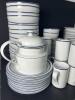 HUGE Set of Dansk White & Blue Dinnerware 70+ Pieces - 2