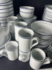 HUGE Set of Dansk White & Blue Dinnerware 70+ Pieces - 3