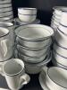 HUGE Set of Dansk White & Blue Dinnerware 70+ Pieces - 4