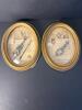 Pair of Sungott Art Studios Framed Miniature Musical Instrument Plaques