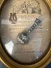 Pair of Sungott Art Studios Framed Miniature Musical Instrument Plaques - 7