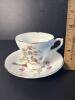 Staffordshire Bird of Paradise Fine Bone China Cup, Saucer, and Plate - 6