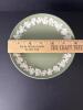 Wedgwood Green Jasperware Compote with Vine Relief - 2