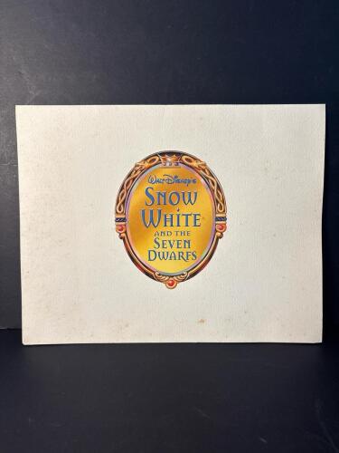 Disney Snow White And The Seven Dwarfs Lithograph Portfolio