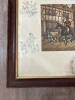Framed Print by Frank Paton with Equestrian Hunting Scene, 23" x 19" - 4