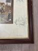 Framed Print by Frank Paton with Equestrian Hunting Scene, 23" x 19" - 5