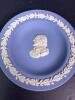 Pair of 4" Wedgwood Blue Jasperware Portrait Dishes - 5
