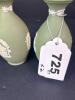 Pair of Light Green Wedgwood Jasperware Vases Neoclassical-Style - 6