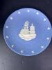 Four Wedgwood Jasperware American Independence Bicentennial Plates - 5