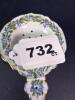 Painted Porcelain Floral Tea Strainer with Handle - 6