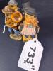 Occupied Japan Ceramic Musician Figurines in Folk Style - 6