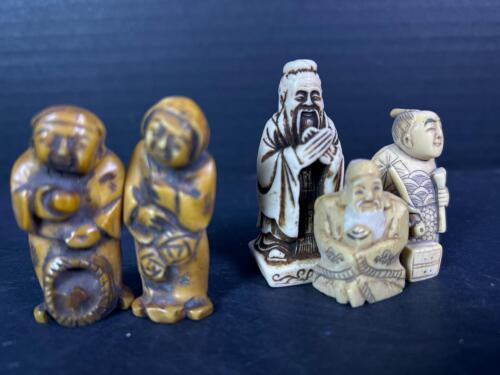 Vintage, Very Small Japanese-Style Figurines