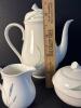 Christopher Stuart Iris Bone China Coffee Pot, Creamer, Sugar Bowl - 5