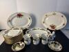 Rosina Yuletide Fine Bone China Christmas Dinnerware, 27 Piece